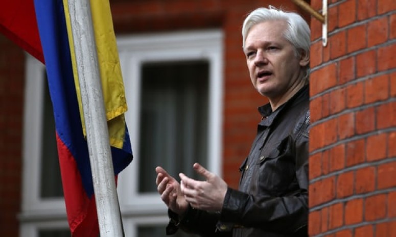 Moreno has repeatedly hinted that he wants to remove Julian Assange from the country’s London embassy. Photo: The Guardian