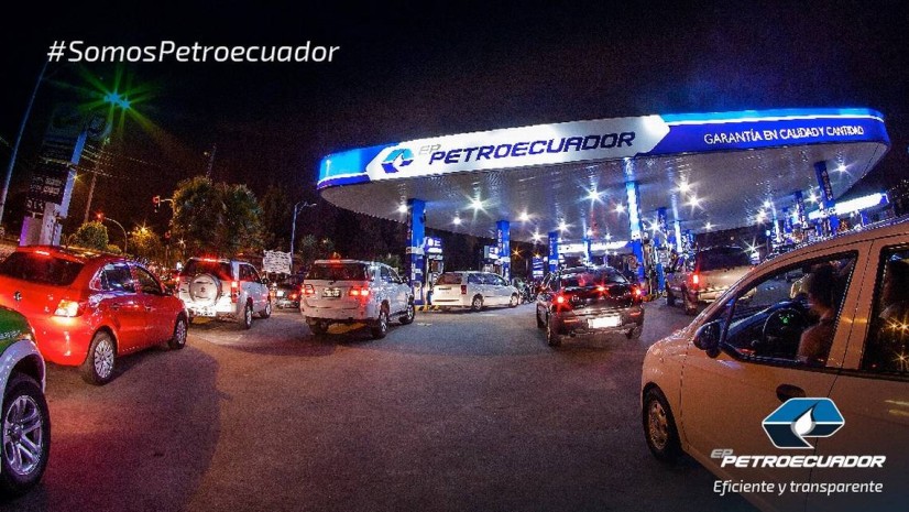 Una estación de gasolina de Petroecuador. Foto: El Nuevo Herald