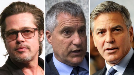 George Clooney e Brad Pitt. Foto de www.sheknows.com George Clooney e Brad Pitt. Foto de www.sheknows.com