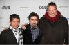 In happier days, Ecuadorean Attorney Pablo Fajardo, filmmaker Joe Berlinger and then-attorney Steven Donziger attend the Sundance Greenhouse after-party for the film Crude, Sunday, Jan. 18, 2009 in Park City, Utah. (AP Photo/Shea Walsh) ASSOCIATED PRESS
