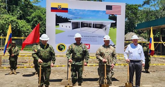 La ceremonia se llevó a cabo en El Coca, provincia de Orellana / Foto: cortesía Embajada de Estados Unidos