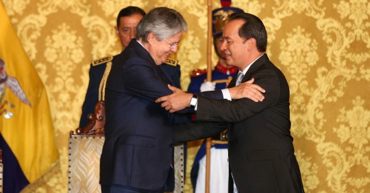 Lasso dijo que ahora, tras 21 meses en el poder, su administración encaminará su gestión hacia el "entendimiento y diálogo" / Foto: EFE