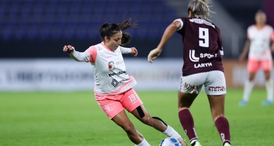 El solitario gol de Larissa en el minuto 12 le dio al equipo brasileño tres valiosos puntos que le sitúan en la segunda posición del Grupo B / Foto: Conmebol Libertadores Femenina