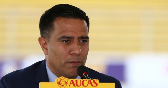 Farías, además de lograr que el Aucas ganase la primera liga de su historia lo hizo en forma invicta durante 22 fechas de la fase regular / Foto: EFE