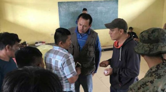 Los retenidos permanecieron hasta el domingo 6 de mayo del 2018 en la casa comunal del poblado shuar de Tayunts. Foto: El Comercio