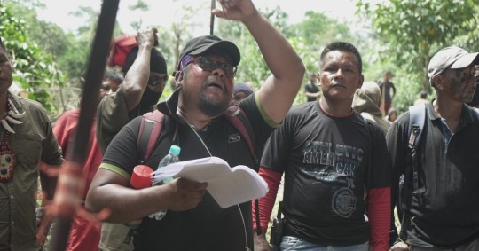 Dirigentes siekopai son denunciados por destrucción de viviendas / foto: cortesía nación Seikopai