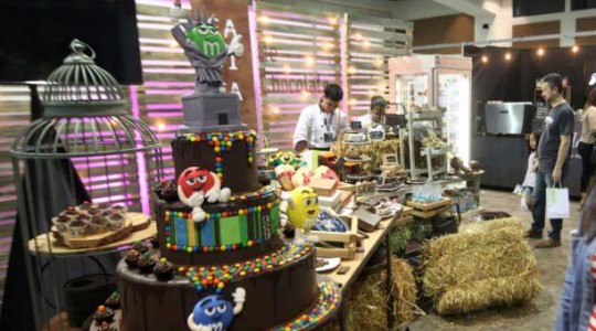 Décima primera edición del Salón del Chocolate Ecuador, que se celebra en el Quorum del Paseo San Francisco. Foto: El Comercio