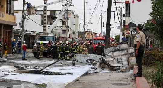 El accidente dejó como resultado dos personas muertas y una herida de gravedad / Foto: EFE