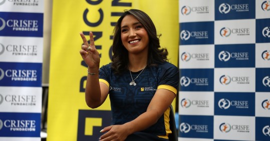 Núñez, natural de la ciudad andina de Riobamba, anticipó que el Mundial de Glasgow se encontrará con la élite del ciclismo mundial / Foto: EFE