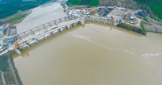 La central hidroeléctrica tiene cerca de 18.000 fisuras irreparables/ Foto: cortesía Energía CELEC