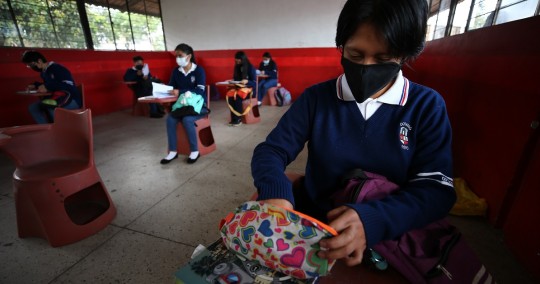 Las clases presenciales se reanudarán en todos los centros el 14 de marzo / Foto: EFE