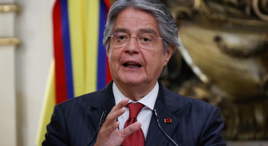 Guillermo Lasso ha convocado a un referéndum para modificar de la Constitución en materia de seguridad ciudadana, instituciones del Estado y medioambiente / Foto: EFE