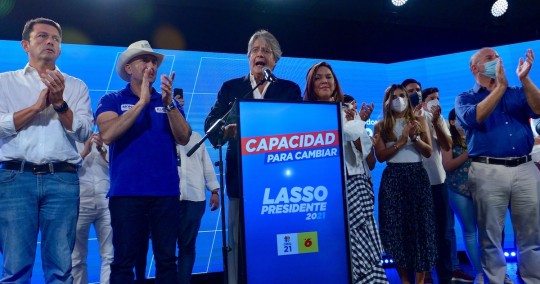 Guillermo Lasso acepta un nuevo escrutinio "dentro del marco de la ley" / Foto EFE