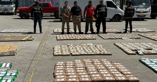 "El trabajo de la Policía Nacional ubica al país como el tercero en el mundo, después de Colombia y Estados Unidos, que más droga incauta" / Foto: cortesía Policía Nacional 