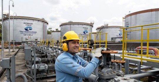 La meta luce irreal en medio del fin del bombeo de crudo del Bloque 43-ITT / Foto: cortesía Petroecuador