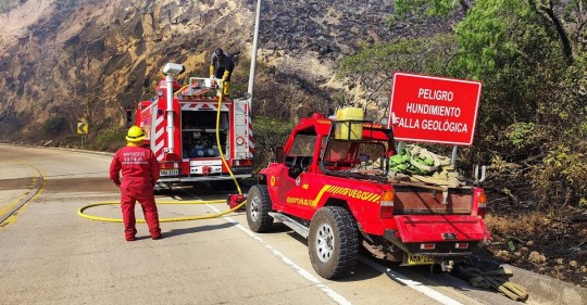 En 2023, un total de 1.651 hectáreas han sido afectadas/ Foto: cortesía Secretaría de Gestión de Riesgos