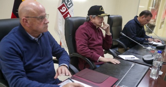 Lasso recorrió este fin de semana las zonas más afectadas, como las provincias de El Oro, Azuay y Guayas, así como Santo Domingo de los Tsachilas / Foto: cortesía Presidencia 