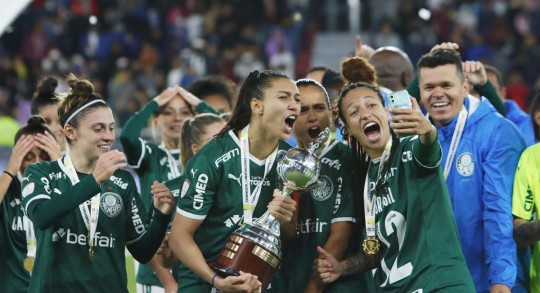 Palmeiras se proclamó este viernes por primera vez campeón de la Copa Libertadores Femenina / Foto: EFE