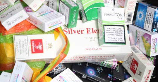 En lo que va del año, Arcsa ha logrado retirar de circulación más de 125 mil cigarrillos irregulares / Foto: cortesía Ministerio de Salud