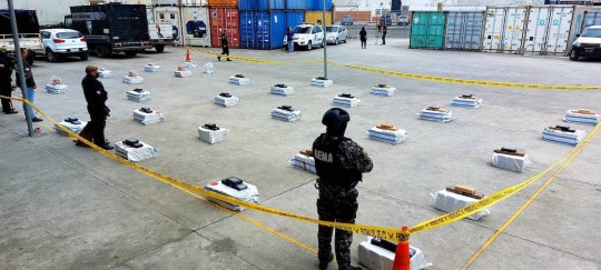 Más de 1,7 toneladas de cocaína fueron incautadas en dos operativos en Guayaquil / Foto: cortesía El Universo
