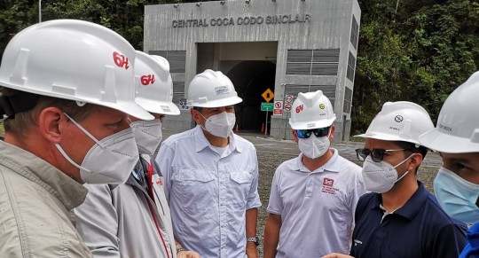 Establecen cooperación técnica entre Ecuador y Especialistas del Cuerpo de Ingeniero del Ejército de Estados Unidos  / Foto: cortesía Ministerio de Energía