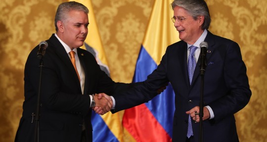 Colombia ofrece a Ecuador apoyo total contra el narcotráfico y el terrorismo / Foto: EFE