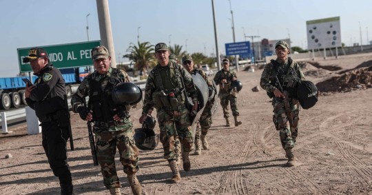 Los jefes militares declararon que solo se permitirá el ingreso habitual de ciudadanos ecuatorianos a Perú por el Centro Binacional de Atención Fronteriza (Cebaf)/ Foto: Cortesía EFE