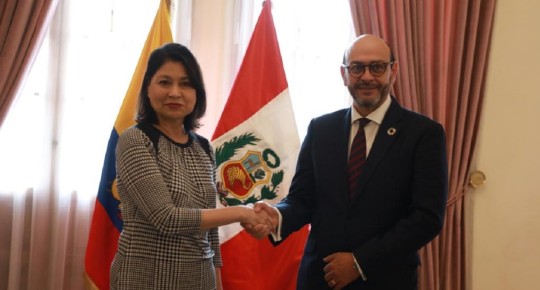 Los representantes de los dos países se reunieron para revisar temas de interés mutuo como la preparación de la decimoquinta Reunión de la Comisión de Vecindad / Foto: cortesía Cancillería