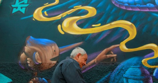 Mural de "Pinocchio" honra a Guillermo del Toro en su ciudad natal / Foto: EFE