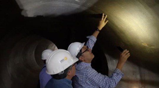 Una comisión del Cimepi acudió a Coca Codo e ingresó a un distribuidor. Foto: El Comercio