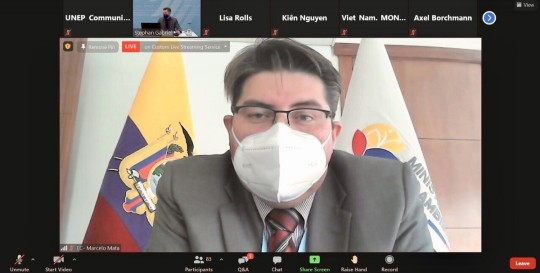 Ecuador impulsa una convención internacional contra la basura plástica marina / Foto: Cotesía del Ministerio de Ambiente