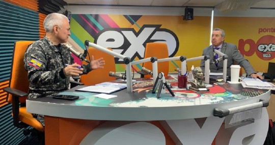El comandante general de la Policía Nacional de Ecuador, Fausto Salinas, afirmó que "en la autopsia se habla de estrangulamiento y de asfixia" / Foto: cortesía Policía Nacional