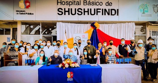 Estados Unidos entregó $ 1’600.000 para el Hospital Básico de Shushufindi / Foto: cortesía Embajada de los Estados Unidos