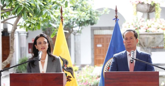 También reiteró el enérgico y rotundo rechazo del organismo internacional a la violencia en medio del espacio democrático que se está viviendo en Ecuador / Foto: cortesía Presidencia