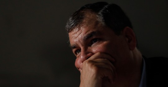 Ecuador solicitará a Interpol el arresto del expresidente Rafael Correa / Foto: EFE