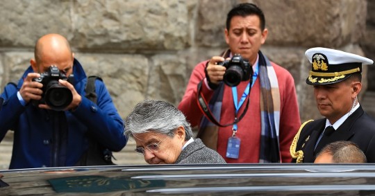 El pronunciamiento de Lasso se da un día después de que la Corte Constitucional diera luz verde a la realización del juicio político por peculado / Foto: EFE