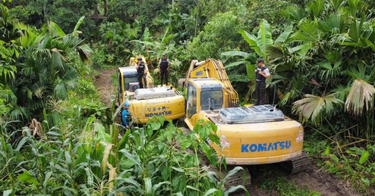 Se llevaron a cabo en los sectores de Punino, provincia de Orellana, y de Talag, provincia de Napo. / Foto: cortesía Policía Nacional