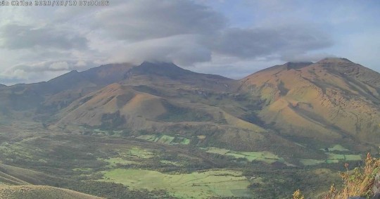 El volcán Chiles registra enjambre sísmico en frontera de Ecuador y Colombia / Foto: cortesía IG