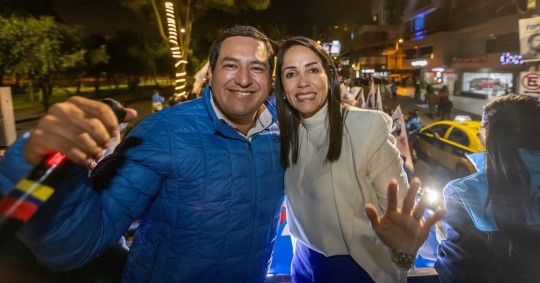 En las elecciones del 2021 cayó en segunda vuelta frente a Guillermo Lasso/ Foto: cortesía Andrés Arauz