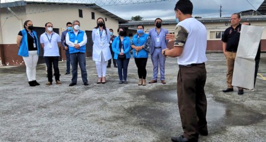 Viceministro verificó servicios de salud en Pastaza / Foto: cortesía Ministerio de Salud