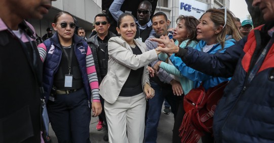 Esto, tras el asesinato de Fernando Villavicencio, activó la alerta e hizo que González aceptara el apoyo de las Fuerzas Armadas ofrecido por el Ejecutivo / Foto: EFE
