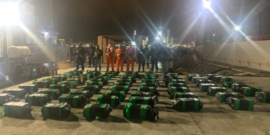 Desde inicios de 2023 se han confiscado más de 183 toneladas de drogas en Ecuador / Foto: cortesía revista Reacción