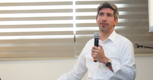 Francisco Briones, director del SRI, señaló que el rendimiento obedece a un repunte en el rubro de ventas / Foto: cortesía Francisco Briones