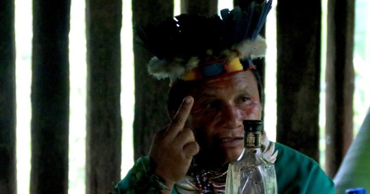 La chicha de yuca es un gesto de hospitalidad hacia los viajeros/ Foto: El Oriente