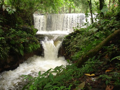 Cascada de las Conchas, en el cantón La Joya de los Sachas. Foto: La Hora