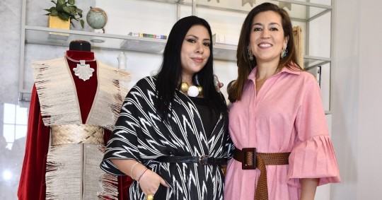 En el lanzamiento se presentaron las creaciones de 3 diseñadores ecuatorianos/ Foto: cortesía WEYA