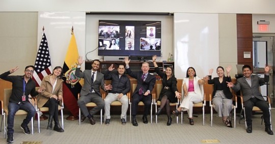 Los jóvenes visitarán empresas durante 6 semanas/ Foto: cortesía Embajada de Estados Unidos