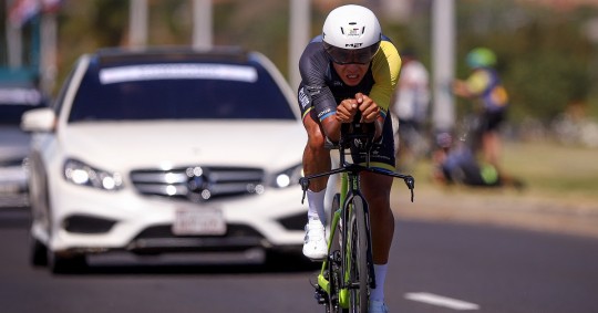 En la especialidad de ciclismo de ruta de la categoría varones élite, participará Jhonatan Narváez, Jonathan Caicedo y Alexander Cepeda / Foto: EFE