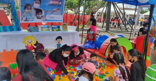 La feria ‘Infancia con Futuro’ se realizó en Archidona / Foto: cortesía MIES