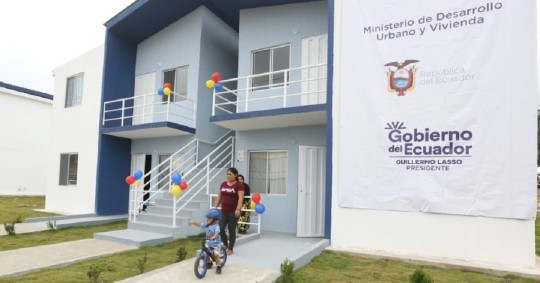 El plan habitacional generó 115 empleos directos / Foto: cortesía Secretaría General de Comunicación de la Presidencia